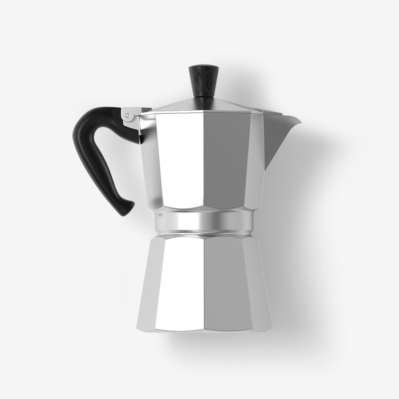 Cafetera italiana o moka.